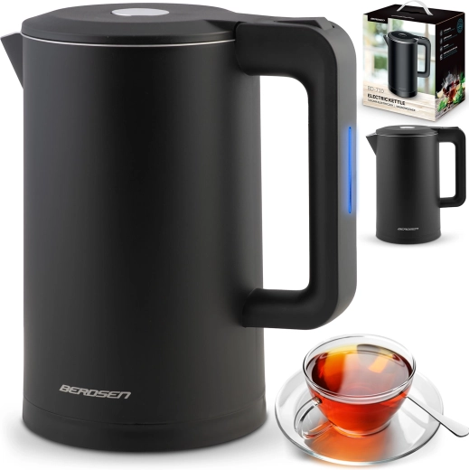 Elektrische waterkoker 1,7 l BERDSEN zwart