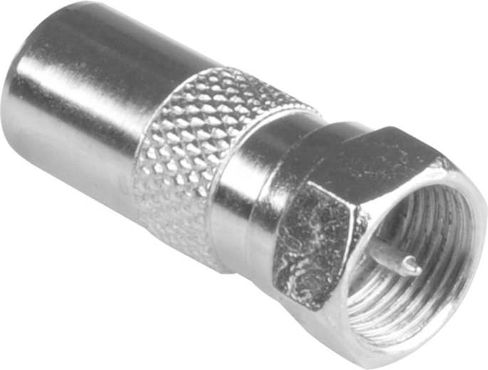 Sencor-adapter van F-connector naar coaxiale tv-stekker
