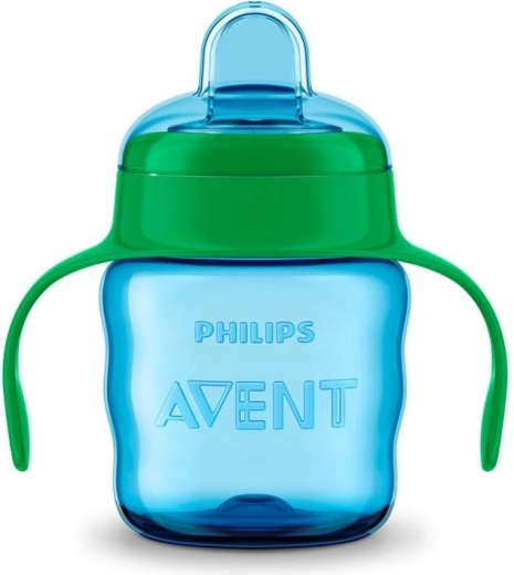 Philips Avent beker voor de eerste slokjes Classic 200 ml met handvatten voor jongens