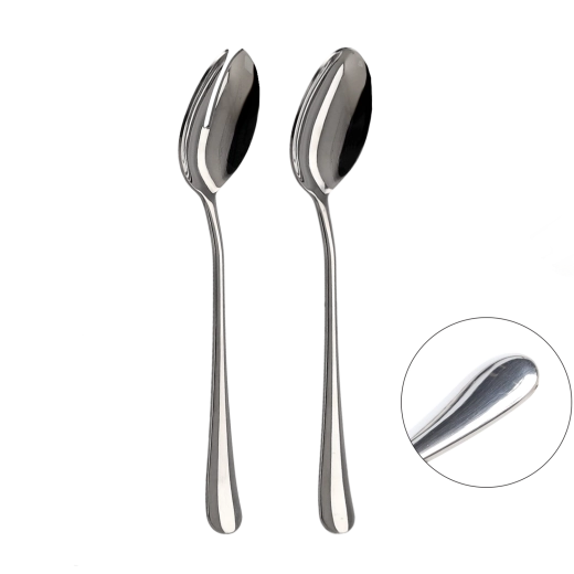 Set roestvrijstalen slabestek 25,6 cm
