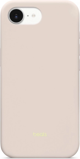 Siliconen BEATS-hoesje met MagSafe voor iPhone 17e – zandbeige