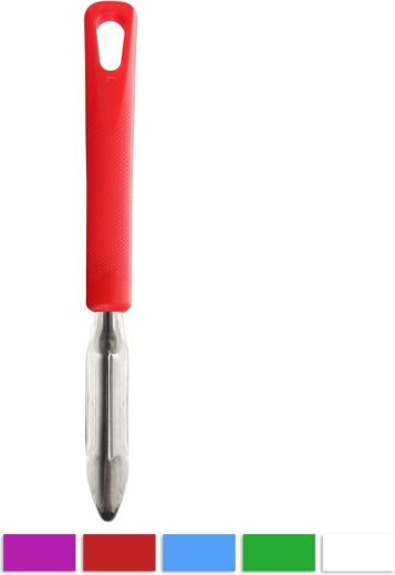 Roestvrijstalen keukenschiller met kunststof handvat 17 cm