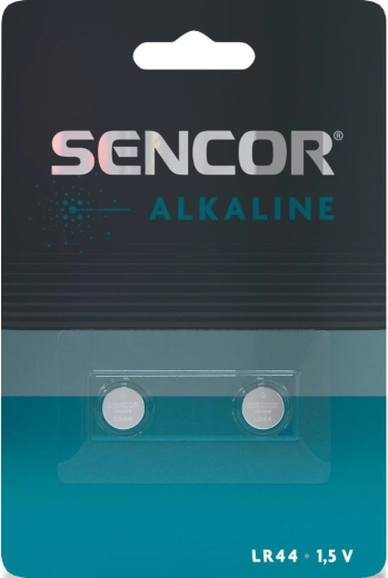 SENCOR alkaline knoopcelbatterijen LR44 1,5 V, 2 stuks
