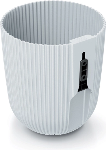 Hangende bloempot voor aan de muur Milly Wall 14,6 cm wit