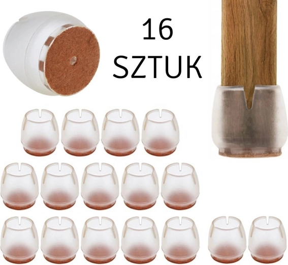 Ag562d meubelvoetcaps 16 stuks 25-29 mm