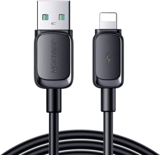 Kabel S-AL012A14 2,4A USB naar Lightning / 2,4A / 1,2 m (zwart)