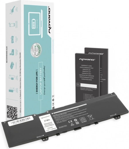 Movano Pro-batterij voor Dell Inspiron 13 5370/7373/7386 3200 mAh (37 Wh)