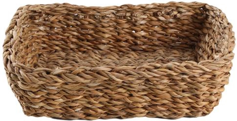 Rechthoekige mand van zeegras 29 × 23 × 8 cm