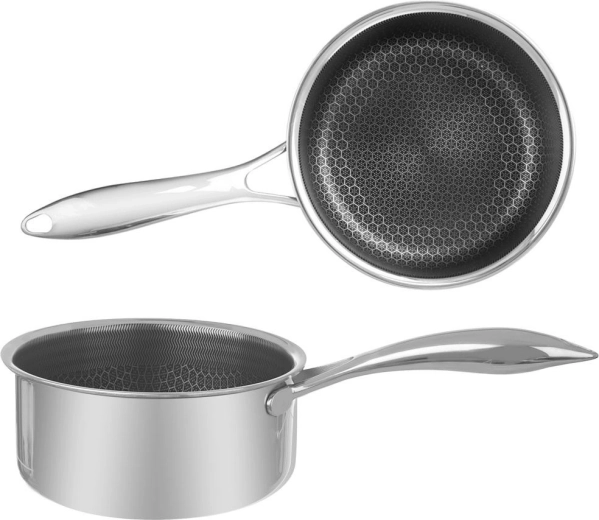 RVS steelpan COOKCELL 16 cm, 1,5 l