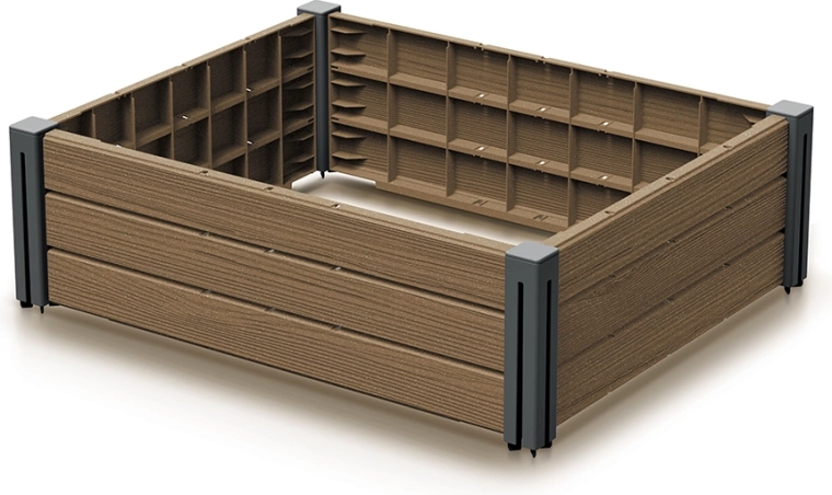 Verhoogde kunststof plantenbak Naturo ECO 75,6 cm BASE PLANT