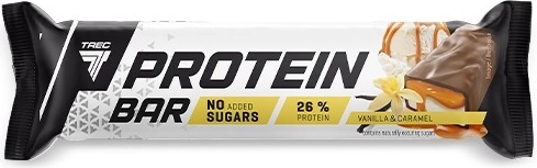 Eiwitrepen Trec vanille en karamel 48 g
