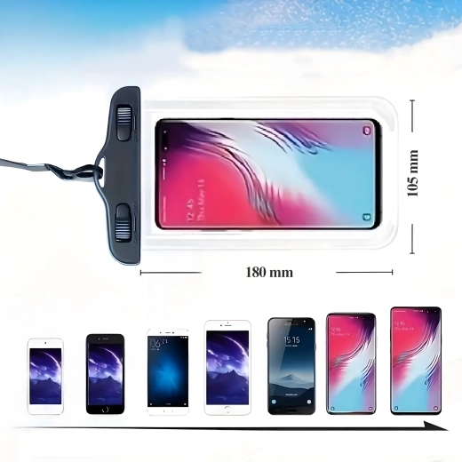 Universeel waterdicht hoesje voor telefoon en geld