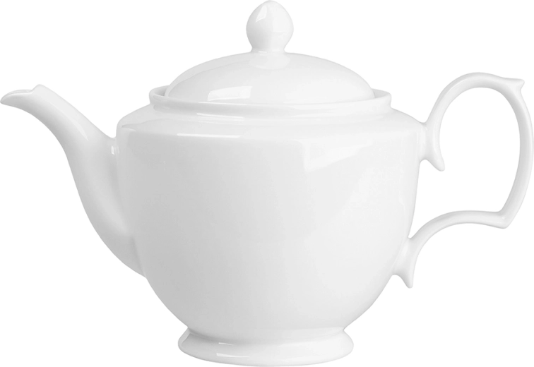 MariaPaula Klasyka klassieke witte porseleinen theepot 1,2 l
