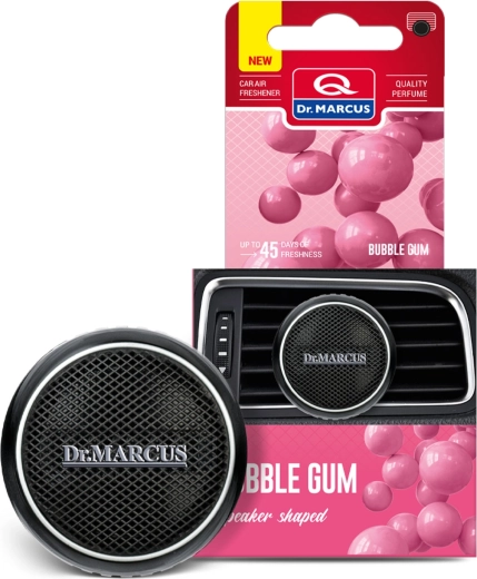 Dr. Marcus auto-luchtverfrisser in de vorm van een luidspreker Bubble Gum