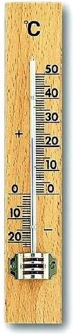 Houten binnenthermometer 15 cm