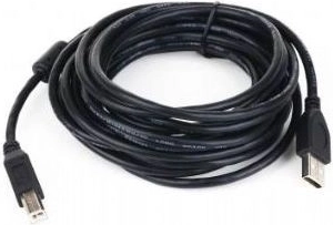 USB 2.0-kabel A–B met ferrietfilter 3 m