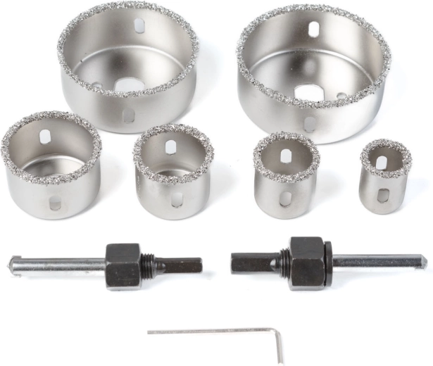 Set hardmetalen gatenzagen 22–73 mm