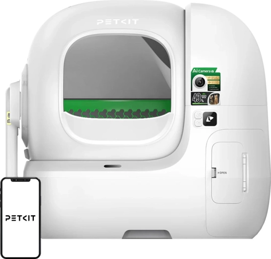 Petkit Purobot Max Pro 2 – automatische zelfreinigende kattenbak met AI‑camera