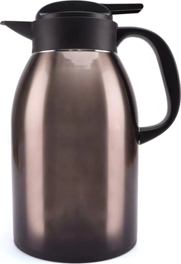 Thermoskan 1,8 l van roestvrij staal met kunststof deksel