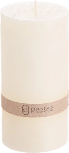 Witte decoratieve kaars 320 g (blok)