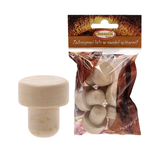 Synthetische stoppen D18 voor flessen – set van 5 stuks