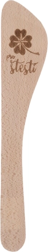 Houten spatel "voor geluk" 30 cm