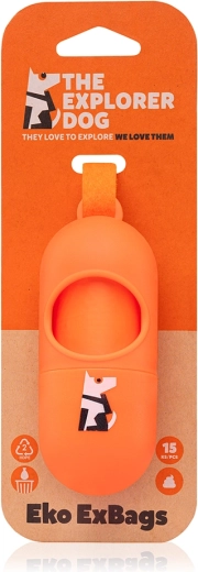 Hondenpoepzakhouder met 1 rol EXPLORER DOG