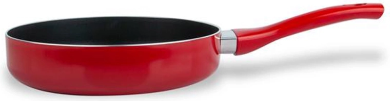 Diepe koekenpan KITCHISIMO Rosso 24 cm met antiaanbaklaag