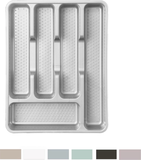 Kunststof bestekbak Color voor lade 34 × 27,5 × 4,5 cm