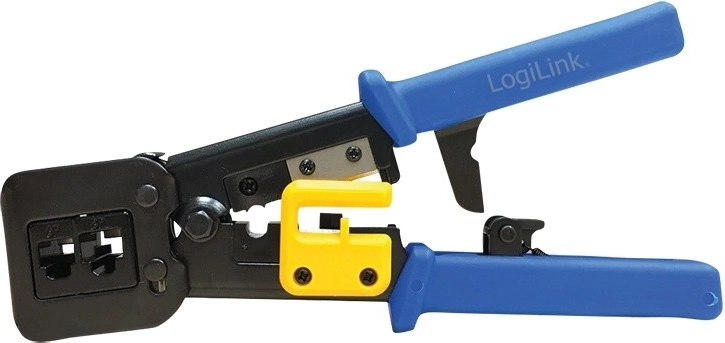 LogiLink krimptang voor RJ11/RJ12/RJ45 (EZ) met ratel en snijder