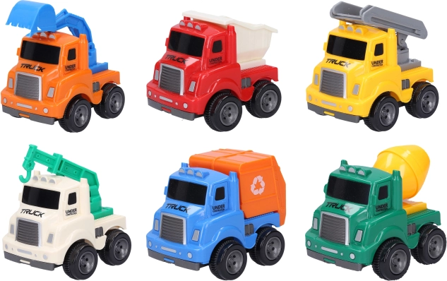 set vervoersmiddelen 6 stuks 9 cm