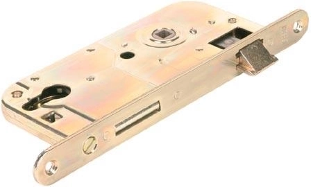 Universeel insteekcilinderslot K113, hartafstand 90 mm, inbouwdiepte 80 mm, links/rechts, wit zink