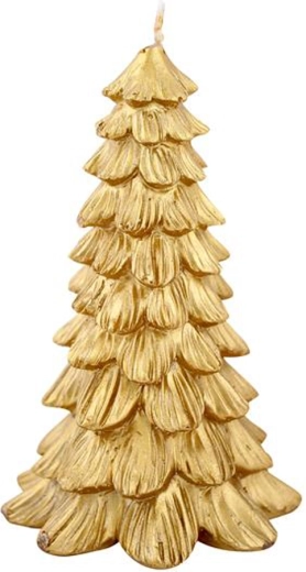 Kerstkaars boom goud