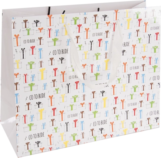 Cadeaupapieren tas Wat zal het zijn 32 × 12 × 26 cm