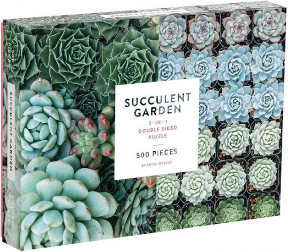 Dubbelzijdige puzzel Succulenten 500 stukjes GALISON
