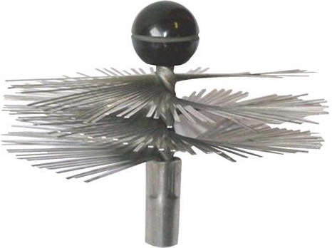RVS schoorsteenborstel 150 mm