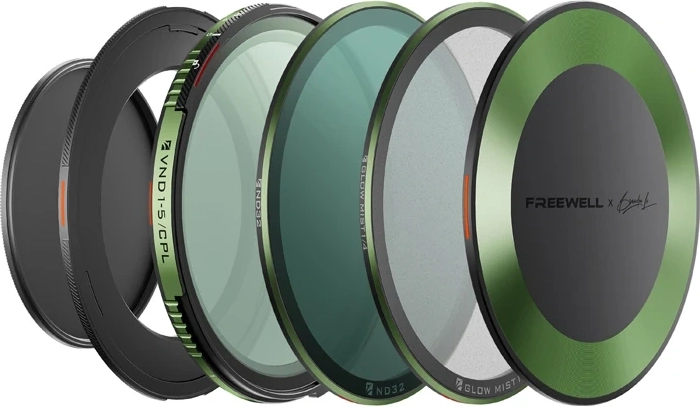 Set variabele ND/CPL-filters Freewell Brandon Li 67 mm