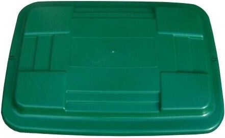 Reserve deksel voor vierkante regenton 200 l van HDPE 60,5 × 60,5 cm
