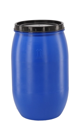 Kunststoffen vat 120 l met schroefdeksel