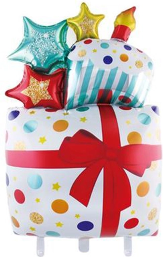 Folieballon Cadeau 47 × 74 cm