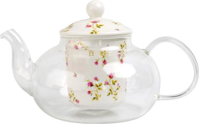 Glazen theepot met zeef TORO 600 ml van borosilicaatglas
