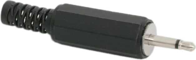 Mono-jackstekker 2,5 mm met kabelbreukbescherming
