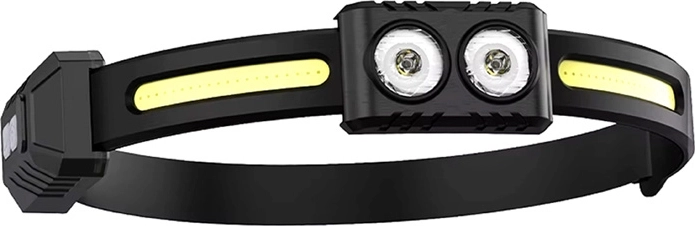 Hoofdlamp Superfire A20 met dubbele LED en bewegingssensor