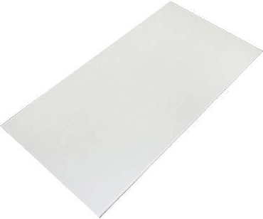 Vervangend glas voor kacheldeuren 26,6 × 16,3 cm voor BOZEN, MILANO, BERGAMO, VIBORG