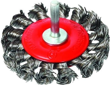 Ronde borstelschijf 75 mm met schacht FESTA