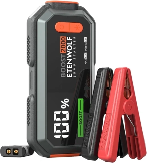 Etenwolf J1 starthulp 16.000 mAh 2.000 A
