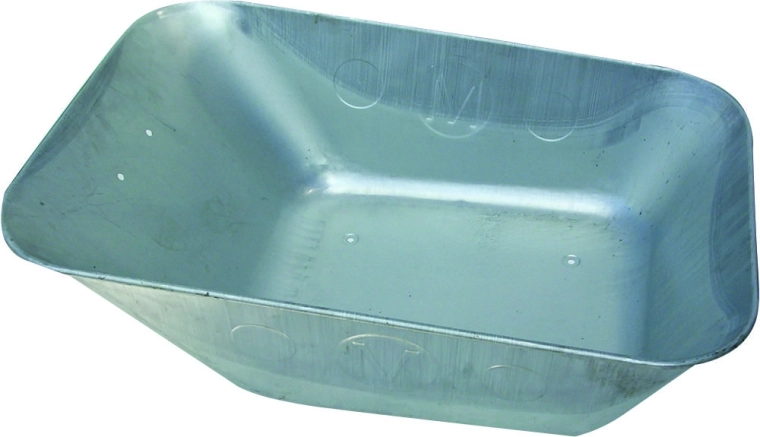 Getrokken gegalvaniseerde bak voor kruiwagen 80 l