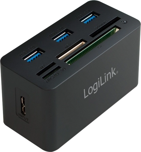 LogiLink USB-hub en kaartlezer