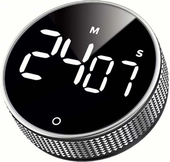 Keukentimer met stopwatchfunctie en magneten - 1 stuk