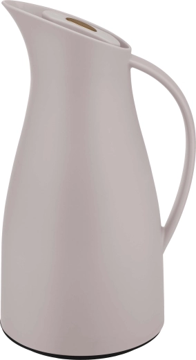 Kunststof thermoskan 1 l beige